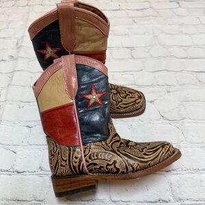 Vaccari Leather Cowboy Boots